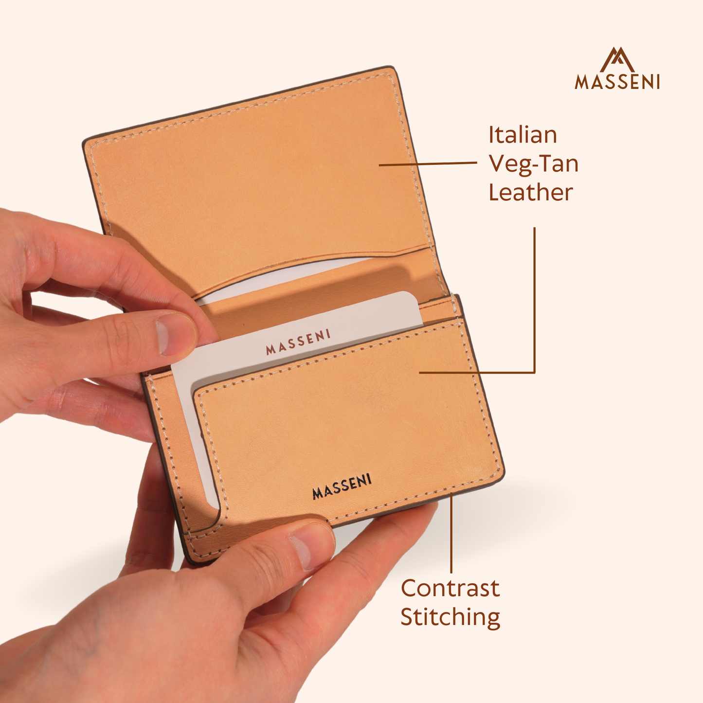 Italian Leather Business Cardholder